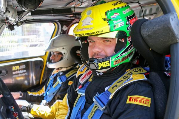 Kevin GIlardoni su Renault Clio R3T  al Rally di Sanremo