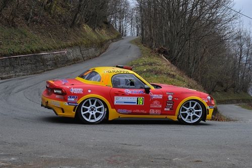 CST Sport con Riolo - Rappa su Abarth 124 al Rally del Salento
