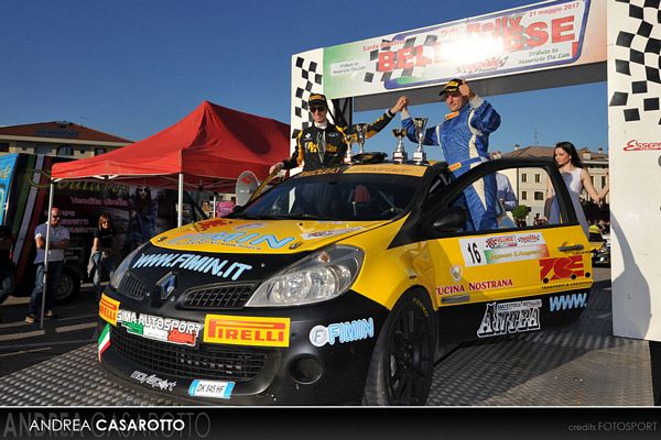 Andrea Casarotto al Rally del Bellunese Clio Movisport Gima 