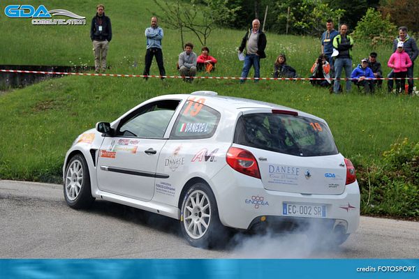 Luca Danese Clio Rally Bellunese GDA Comunication