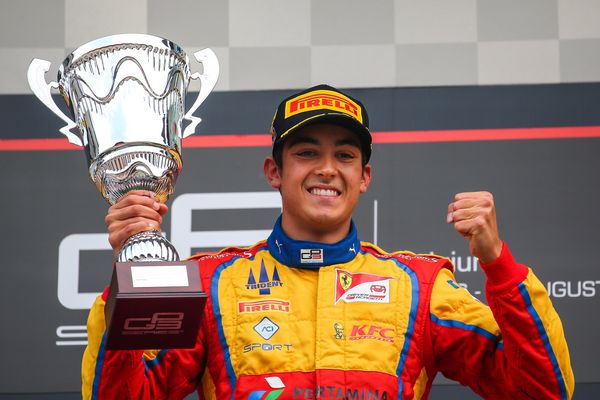 Gp3 Giuliano Alesi  vince a Spa Francorchamps con Trident
