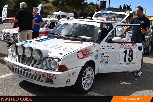 Matteo Luise Fiat Ritmo Rally Elba Storico