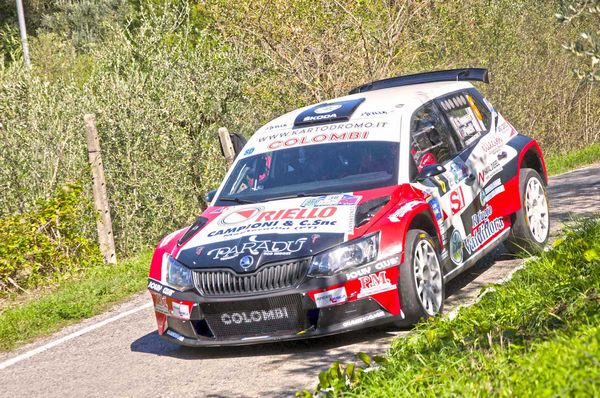 Gabriele Tognozzi vince il 38 Rally Citt di Pistoia su Skoda Fabia R5 del Team Colombi