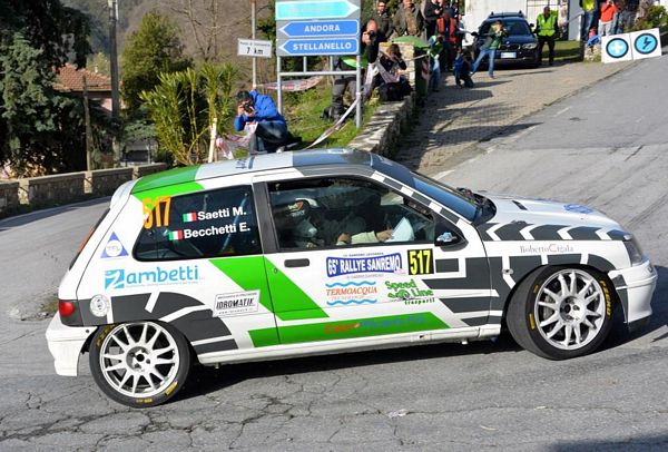 Elio Becchettil Rally di Sanremo 