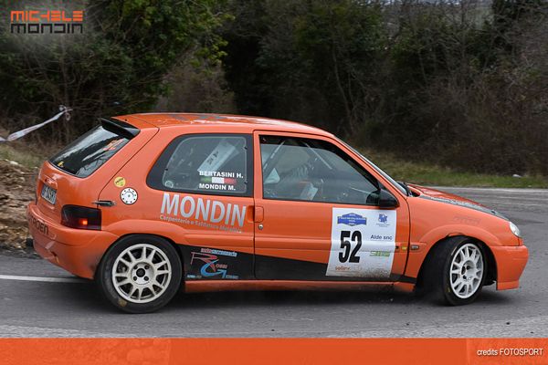 Michele Mondin al Rally 1000 Miglia su Citroen Saxo 
