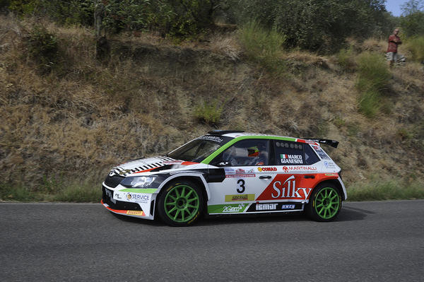 Marco Gianesini con HK Racing al Rally Appennino Reggiano