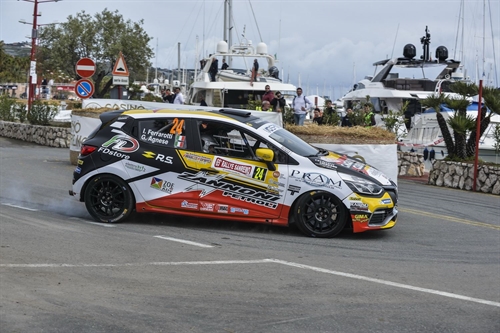 Ivan Ferrarotti (Clio R3 Top) e Alberto Paris ( Twingo R1) svettano al 51Rallye Elba