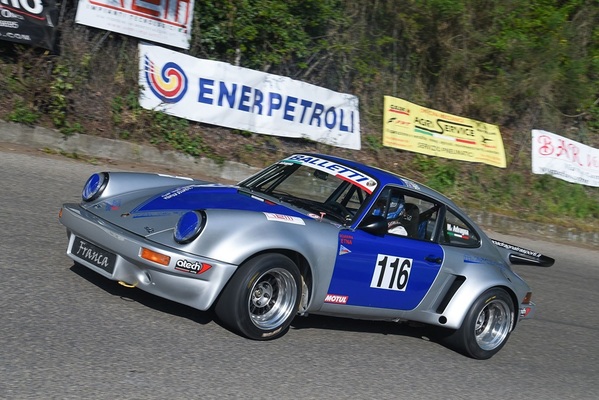 Campionato Italiano Velocit Salita Lo Spino Balletti con due Porsche 911