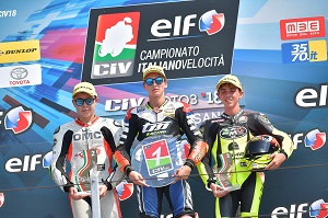 ELF CIV podio moto3 misano