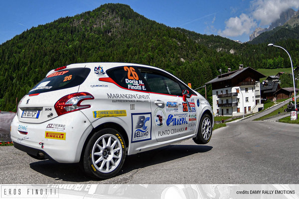 Eros Finotti Dolomiti Rally Peugeot 208