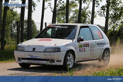Marco Marangon al Rally Citt di Scorz Peugeot 106