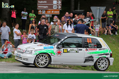 Luca Longhin al Rally Citt di Scorz su Renault Clio Williams gruppo A