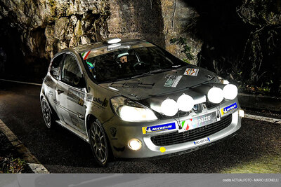 Renzo Rampazzo Dolomiti Rally Renault Clio R3