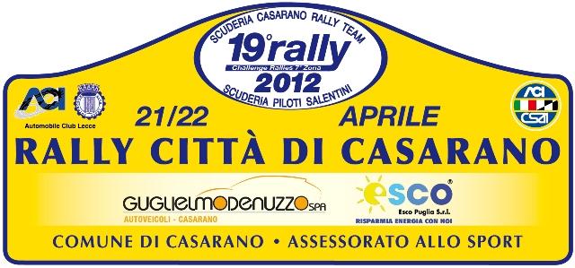 Trionfo del Casarano Rally Team al Rally Città di Casarano