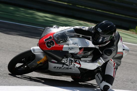 Primo podio per il team Imperiali nella gara del CIV Moto3 a Monza
