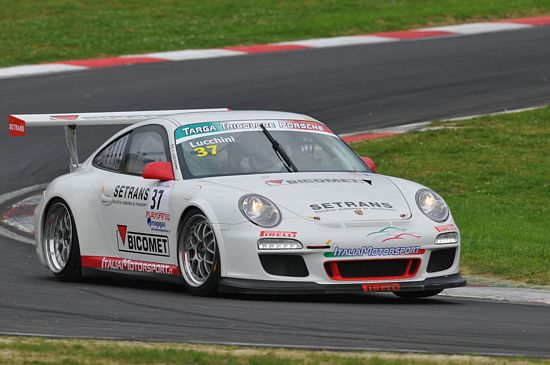 Targa tricolore Porsche Imola Lucchini