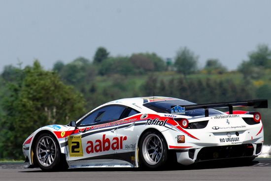 Nurburgring nel GT Open 2012 aabar Abu Dhabi Villorba racing 