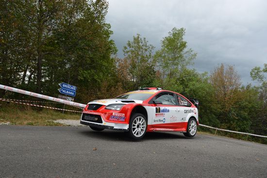 Rally Friuli e Alpi Orientali Porro al comando con la Ford Focus WRC