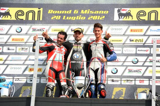 Vittoria di Alessio Velini nella  Stock 1000 a Misano