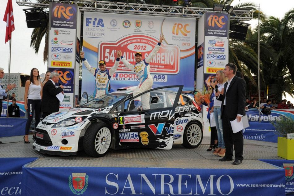 Rallye di Sanremo Giandomenico Basso e Mitia Dotta Ford Fiesta Rrc del Team A-Style 