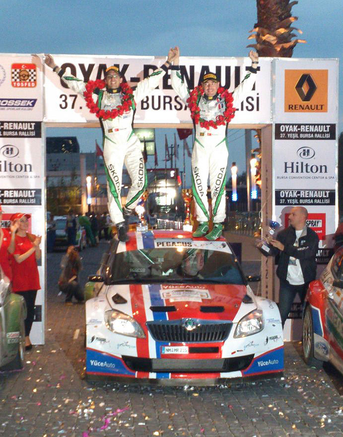 Luca Rossetti vince il Campionato  Rally Turco