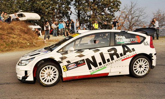 Claudio Sora e la Giesse promotion nel campionato IRC cup con la Citroen C4 WRC-Tam auto 