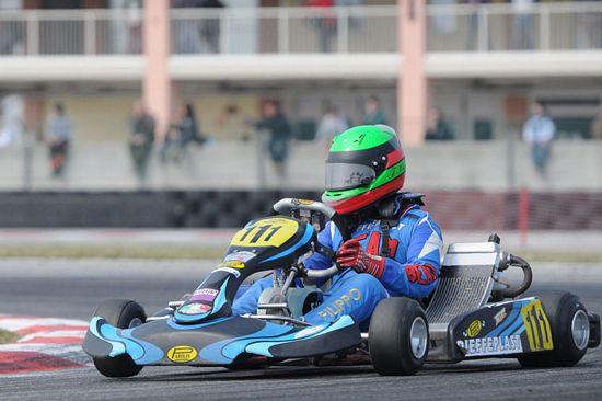 Filippo Berto a Brescia per il  il Champion Kart 