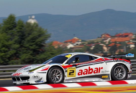 The aabar Abu Dhabi Villorba Ferrari 458  Hungaroring