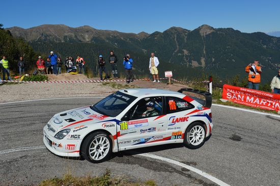 Eddie Sciessere vince il Rally di San Martino di Castrozza