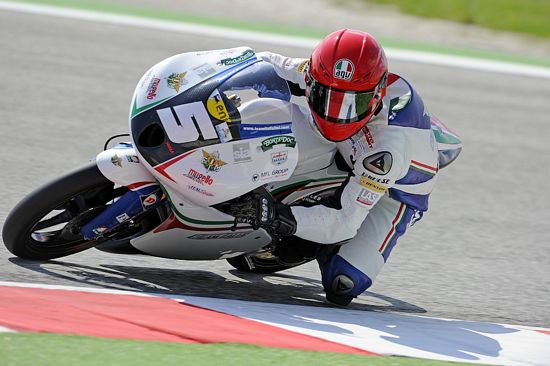 Romano Fenati Casco Rosso Moto3 Misano