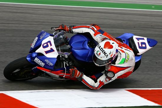 Campionato Mondiale Supersport    Fabio Menghi a Magny Course