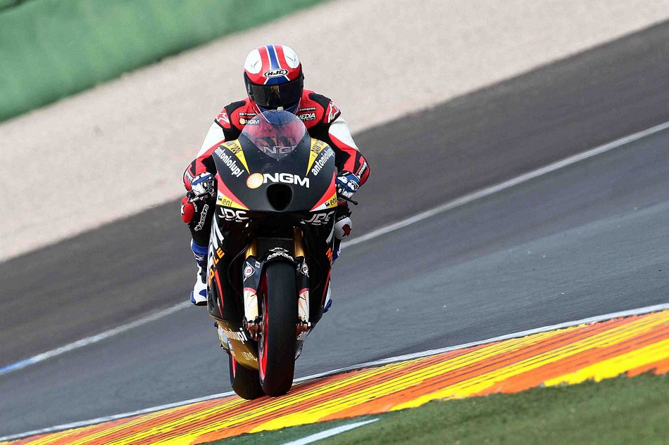 Ricky Cardus NGM Mobile Forward Racing - Moto2 Valencia test