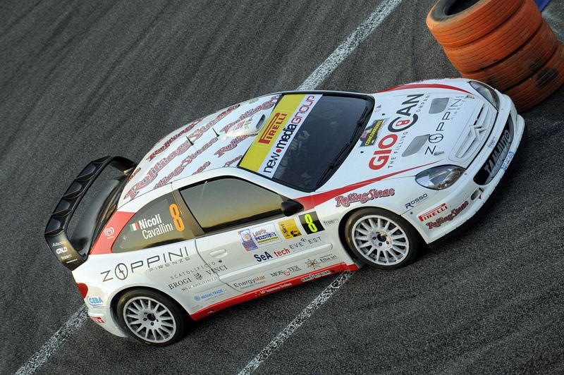 Tobia Cavallini al Monza Rally Show con la Citroën C4 WRC firmata Tam Auto