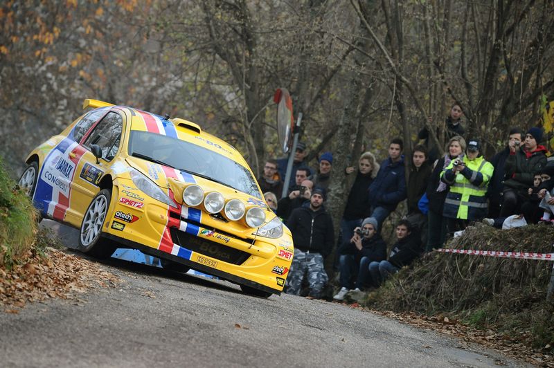 Vittoria di Luca Cantamessa e Lisa Bollito su Peugeot 207 Super 2000 al Rally Due Valli