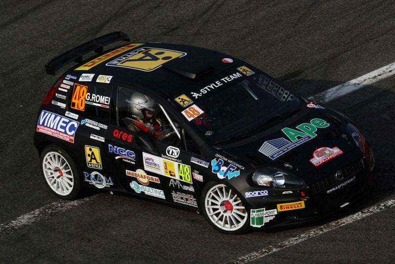 Monza Rally Show Alberto Sassi e Gabriele Romei grande Punto Abarth S2000