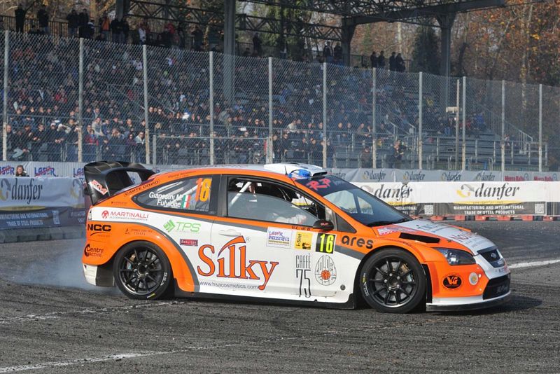 Marco Gianesini e Fulvione Solari danno spettacolo al Monza Rally Show