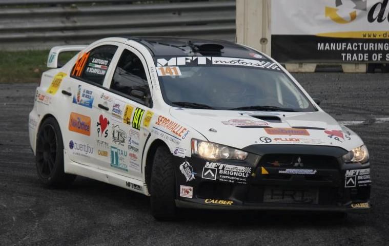 Il Monza rally show visto dalle Mitsubishi del team MFT motors 