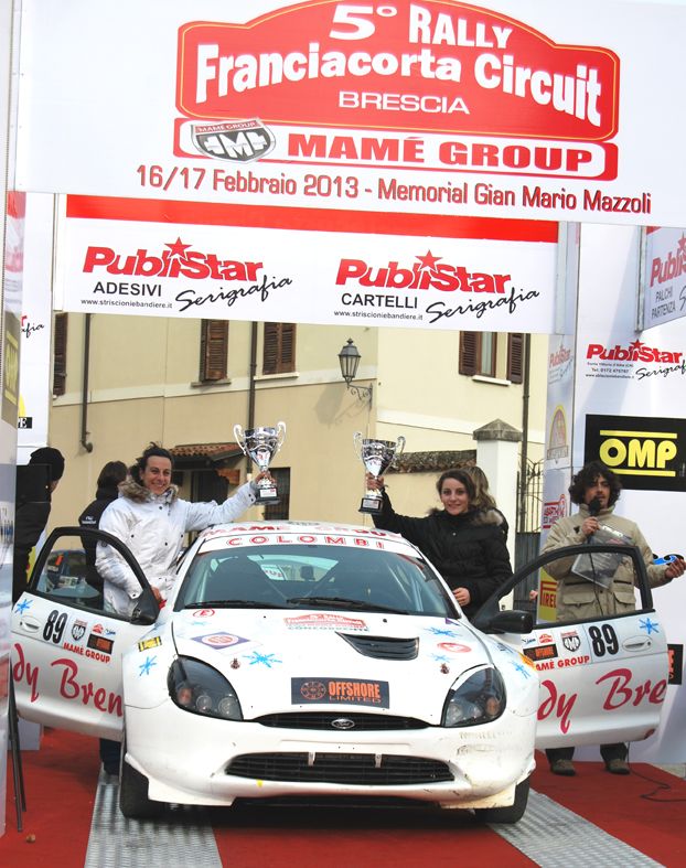 Alessandra Brena incanta il 5° Rally Franciacorta Circuit