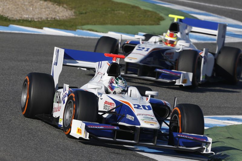 Robin FrijnsTest Jerez GP2 Series Trident Racing 