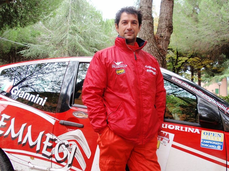 Massimiliano Giannin al Rally del Ciocco e Valle del Serchio su Citroen C2 Max