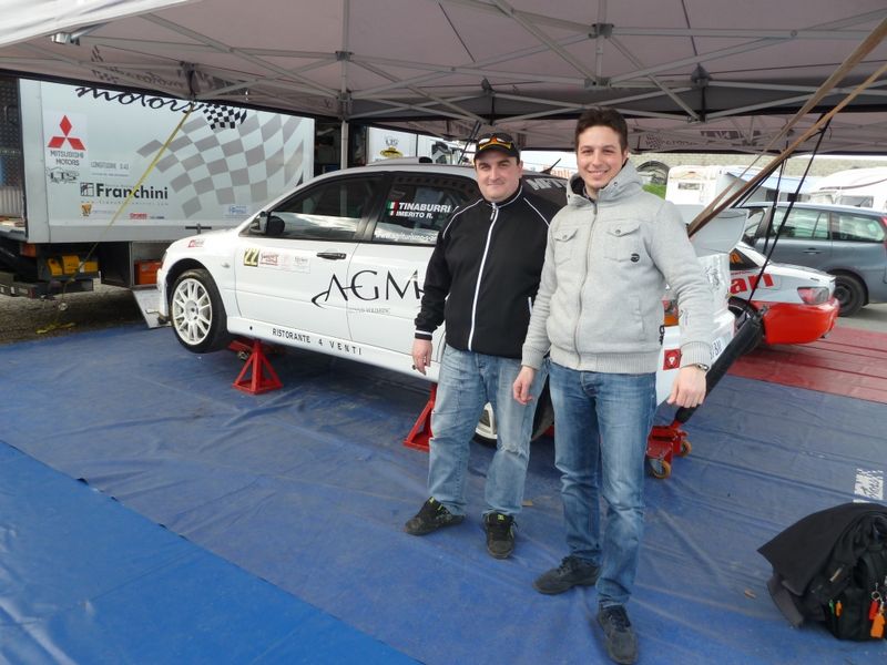 Alessandro Tinaburri   Riccardo Imerito Mitsubishi Evo IX Castelletto Rally Days 