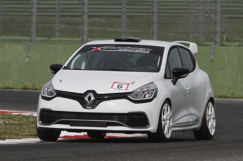 Composit svetta nei test collettivi Euro Cup Clio by Renault a Motorland