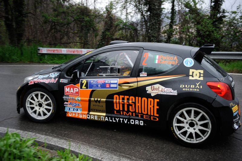 Alessandro Perico e Fabrizio Carrara hanno vinto il Rally Mille Miglia 2013