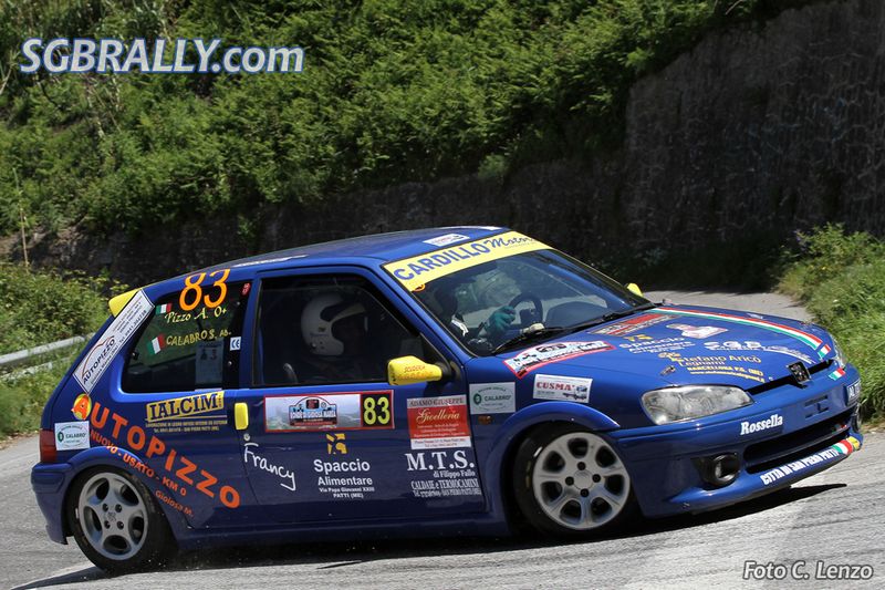 Salvatore Calabrò Alessio Pizzo Peugeot 106 Rally Rally Ronde di Gioiosa
