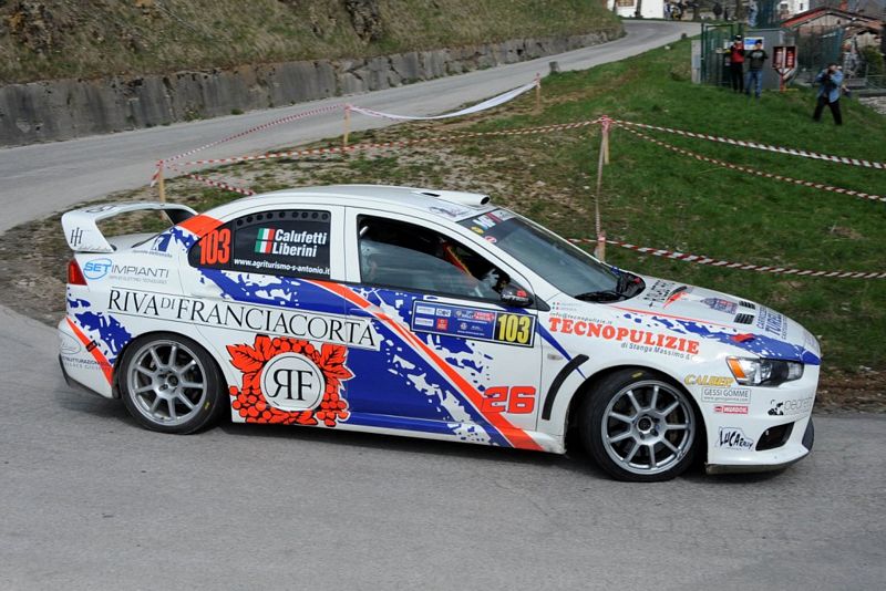 Andrea Liberini e Tiziano Calufetti secondi assoluti al Rally Mille Miglia