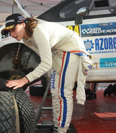 Molly Taylor al tour de corse  campionato europeo rally 2013 