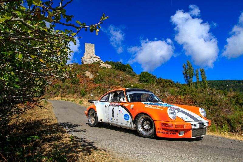 Montini e Ognibeni, su Porsche 911 Rsr, vincono il Rally Elba Storico