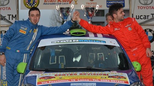 Pistoia Corse e Italo Lazzerini a podio nel Rally del Carnevale