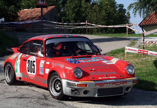 Campionato Europeo Rally auto storiche Lucio Da Zanche Porsche 911 RSR