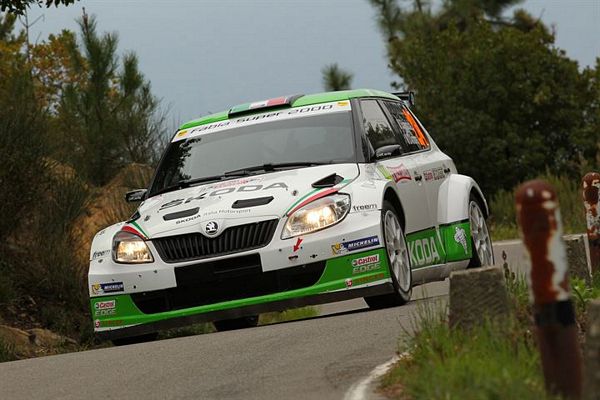 Umberto Scandola e Guido D'Amore, Skoda Fabia Super 2000, Vincono Il 56° Rallye Sanremo